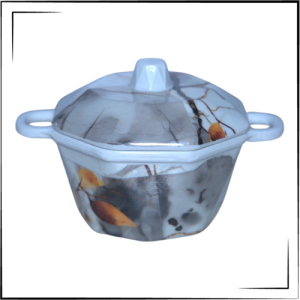 Melamine Diamond Bowl (Grey)