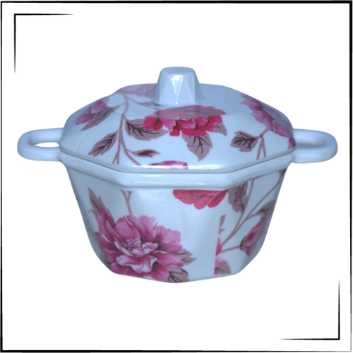 Melamine Diamond Bowl (Pink)