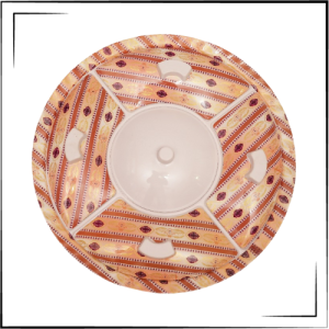 Melamine Maharaja Thal (Orange)