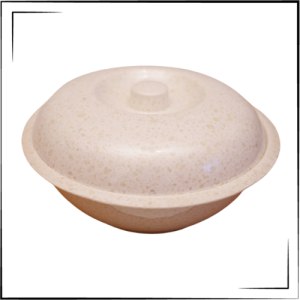 Melamine Jumbo Cover Dish (Cream)