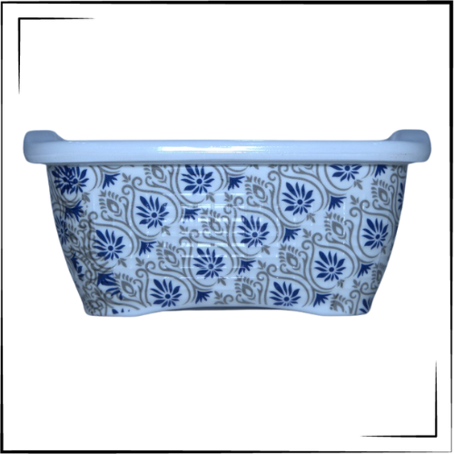 Melamine Creata Cover Dish (Blue)