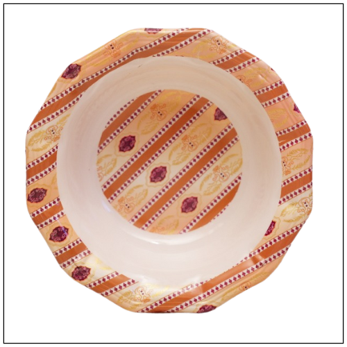 Mandi Bowl (Orange Stripe)