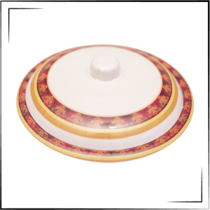 Melamine Regular Cover Dish (Red)