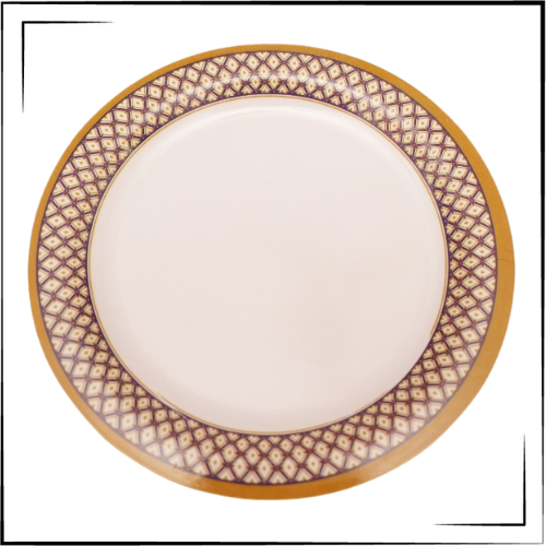 Melamine Sweet Plate (Brown)