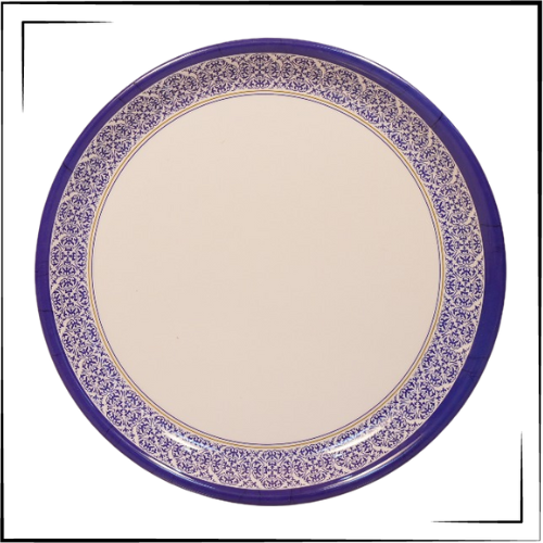 Melamine Plate (Blue)