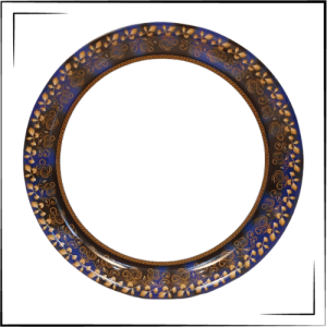 Melamine Plate (Gold Line)