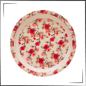 Melamine Mandi Thal (Rose)