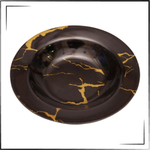 Melamine Soup Plate (Gold)