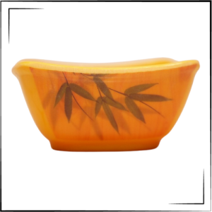 Melamine Square Bowl (Orange)