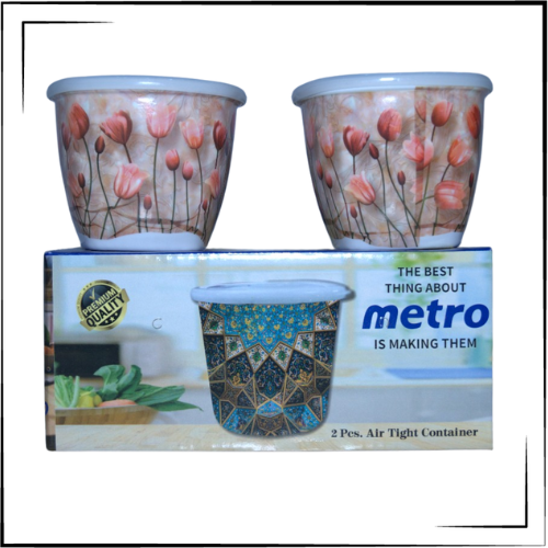 Melamine Metro Jar (2 Piece)
