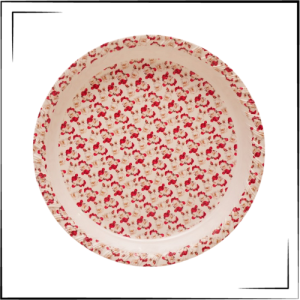 Melamine Mandi Thal (Red Rose)