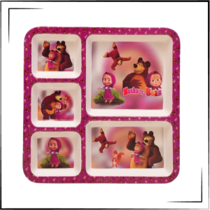 Melamine Partition Plate (Kids)