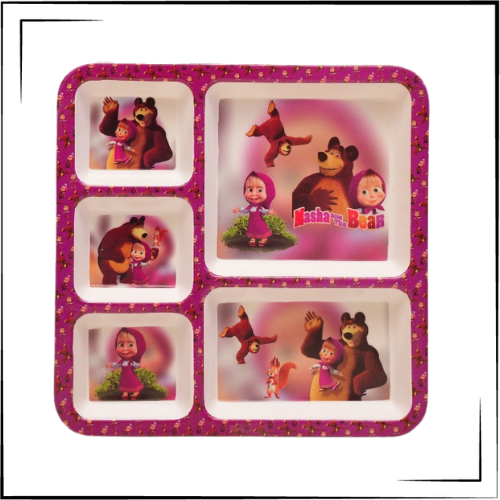 Melamine Partition Plate (Kids)
