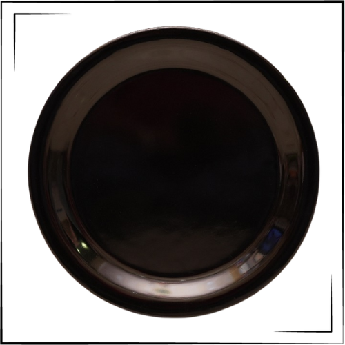 Melamine Plate (Black)