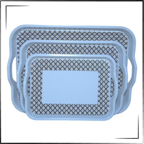 Melamine Tray (Set Of 3)