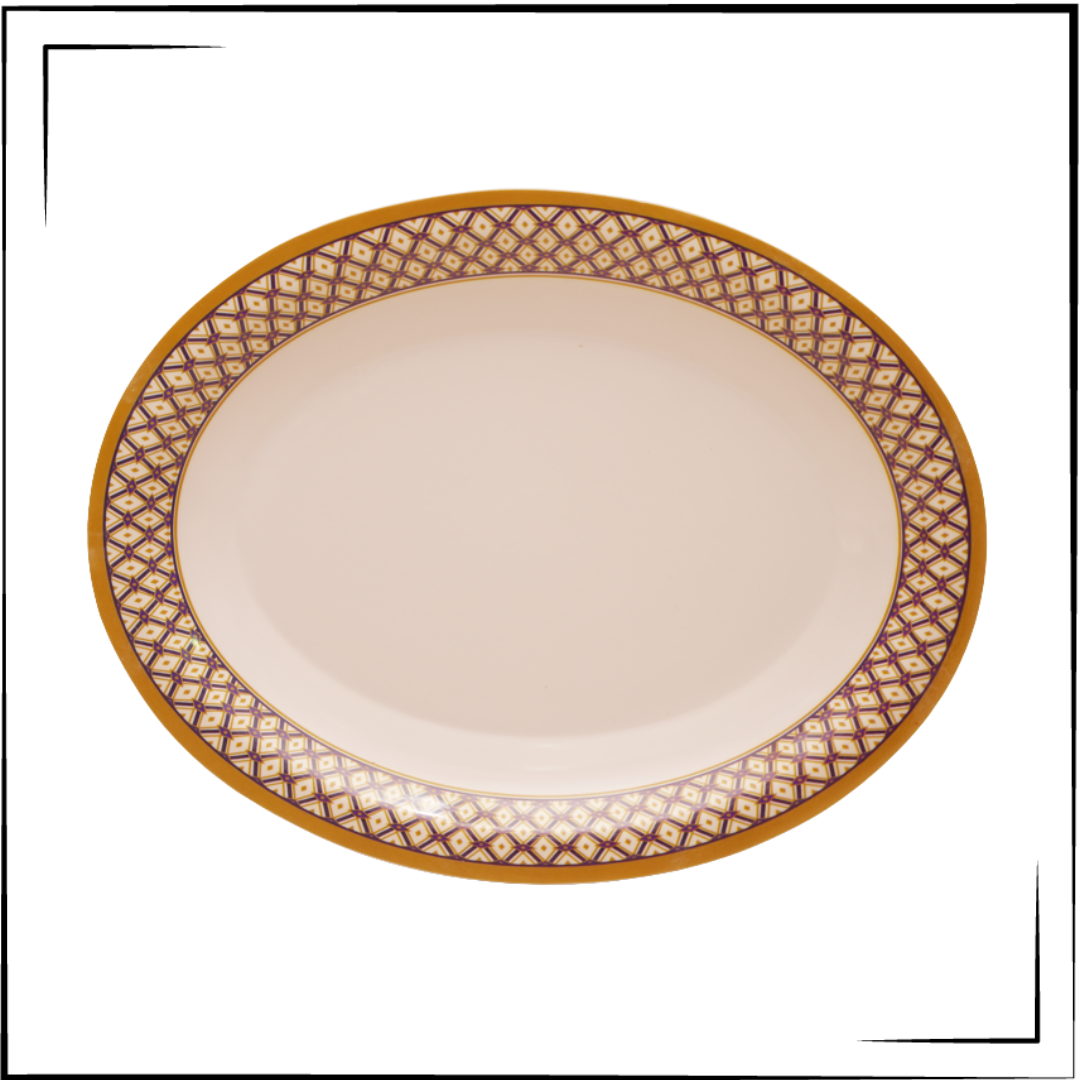 Peshawar Brown Dinner Set 56 Pieces - Image 5