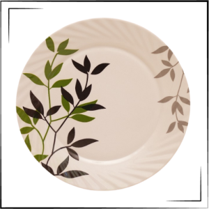 Melamine Plate (Leaf)