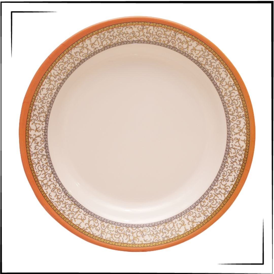Peshawar Orange Dinner Set 56 Pieces - Image 3