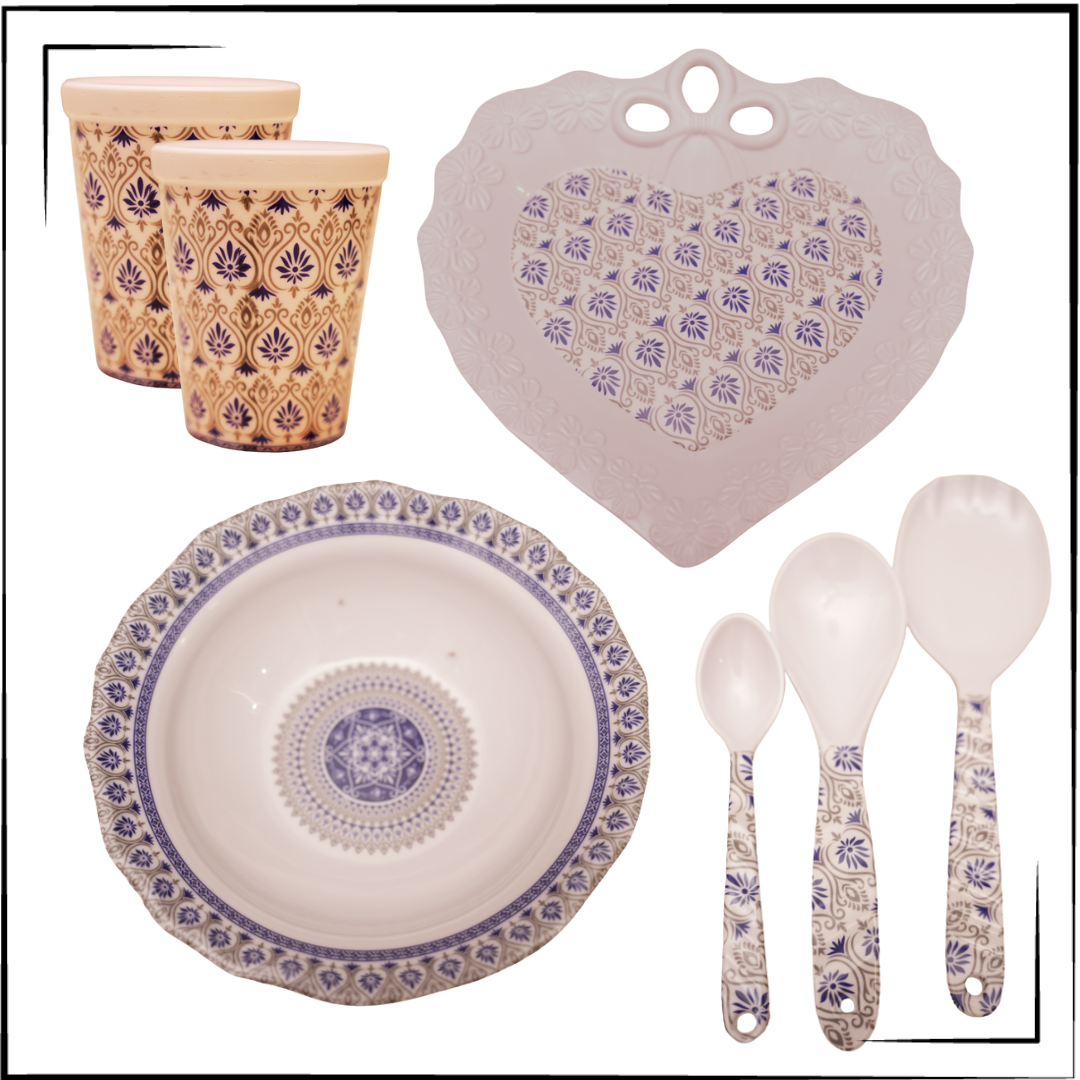 Shehnai Dinner Set 125 Pieces - Image 5