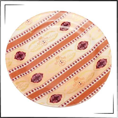 Melamine Sweet Plate (Gold Line)