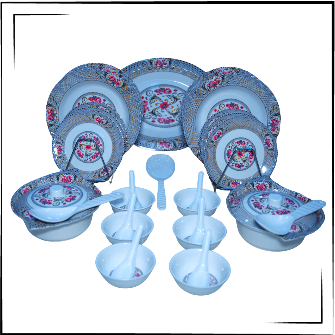 Mubarak Lilly Dinner Set 56 Pieces